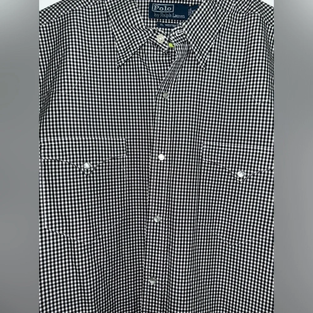 Polo Ralph Lauren Western pearl snap button up